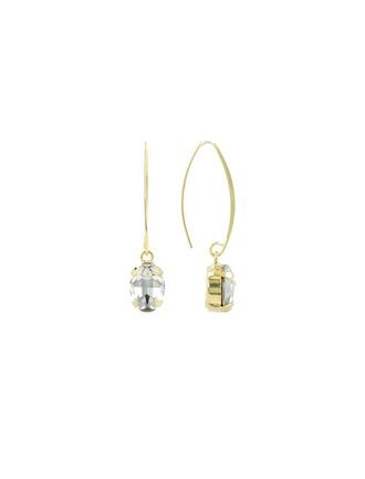 Lott. Gioielli CE SW Oval Strass Pendant S - Crystal 115-G at Nordstrom, Size Small