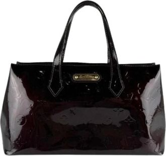 Louis Vuitton Pre-owned Vintage Monogram Vernis Tote Bag - Dames - Vintage Shopper - Paars - ONE Size - Vintage