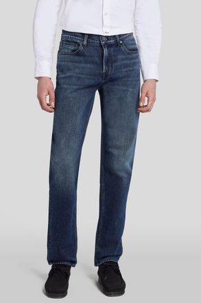 7 For All Mankind Mens Men Jeans Slimmy Slim Fit - Dark Blue - Size 28 (Waist)