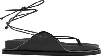 St.Agni St Agni Everyday Tie-Up Leather Sandals
