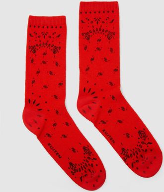 Kujten Chaussettes Sig Bandana Orange Rosso