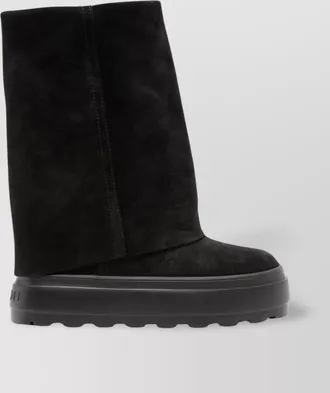 Casadei double face suede leather boots
