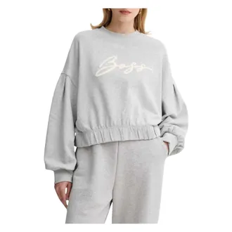 HUGO BOSS Hoodies & sweatvesten, Dames, Grijs, S, C_easton Sweatshirt