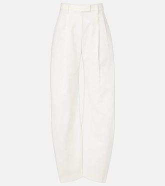 Brunello Cucinelli Cotton barrel-leg pants