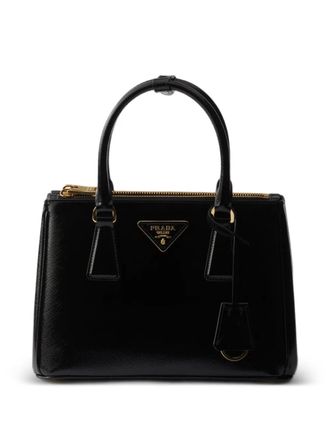Prada small Galleria leather tote bag - Black