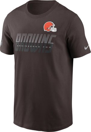 Nike Cleveland Browns Sideline Team Issue Nike Mens Dri-FIT NFL T-Shirt in Brown | 02ET2DI9I-TF9