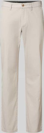 Christian Berg Regular Fit Chino mit Strukturmuster in Kitt Melange, Gr&ouml;&szlig;e 31