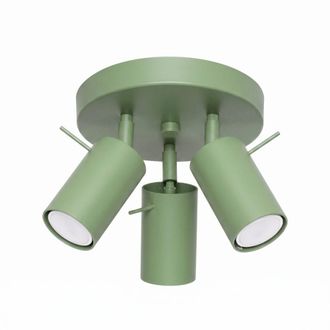 Sollux Lighting Plafone salvia acero alt. 14.5 cm