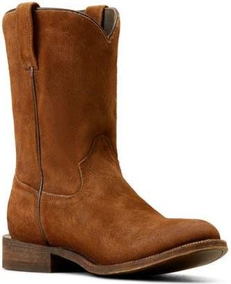 Ariat Downtown Suede Western Boot in Oiled Tan Suede at Nordstrom Rack, Size 11.5