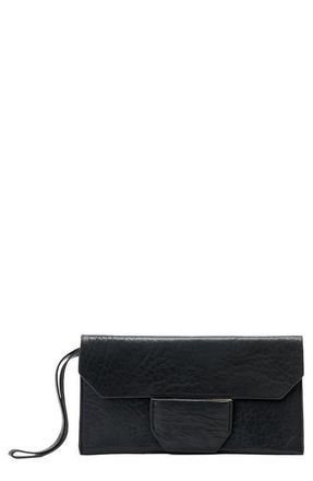 AllSaints Ursa Leather Wallet in Black at Nordstrom