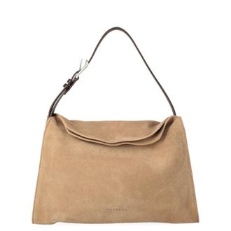 Orciani Dames, Tassen, Beige, Maat: ONE Size Leer