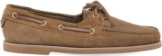 Gianvito Rossi Vand&eacute;e Mocassin in Light Brown Suede at Nordstrom, Size 37.5