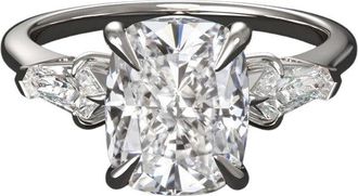 Verde Cushion Cut 2ct Lab Grown Diamond Ring