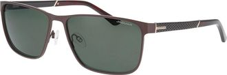 Jaguar 37375 Polarized 5100 Mens Sunglasses Brown Size 61