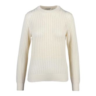 FILIPPO DE LAURENTIIS Maglioncino Girocollo - Dames - Ronde hals truien - Wit - S - Wol - Truien & Vesten