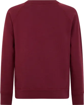 Isabel Marant Womens Graphic Hoodie, Burgundy Burgundy-Burgundy Cotton Sweatshirts Burgundy/burgundy Sweater