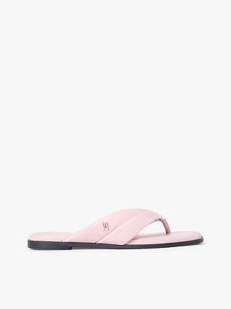 Tommy Hilfiger Leather Toe Post Flat Sandals