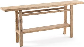 AM.PM Console XL in gerecycleerd massief iepenhout, Sumiko