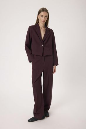 Soaked In Luxury Blazer SLLilu Blazer Oversize fit bordo