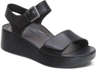 Aetrex Womens Ariel Wedge In Black