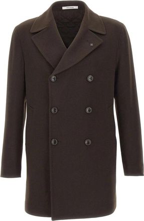 Tagliatore C-Stephan Jas - Heren - Mantel - Bruin - XL - Wol - Jassen