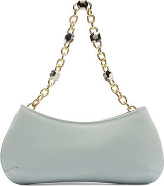 Arezzo Small Luna Baguette Leather Shoulder Bag in Glacier Blue at Nordstrom