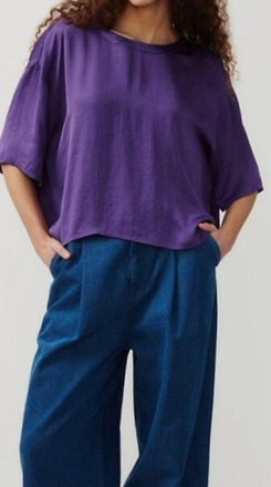 American Vintage Widland Top In Neon Purple