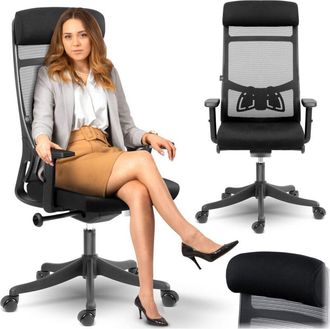 OEM Silla De Oficina Sofotel Brema De Micromalla, Color Negro