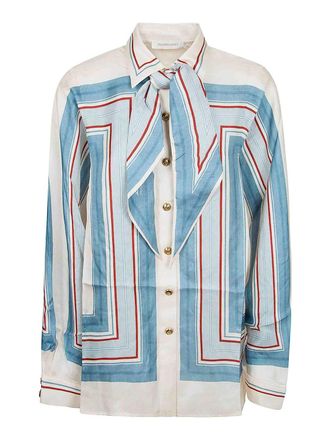 Zimmermann Relaxed Scarf Shirt
