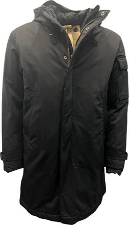 Ten c Rainstorm Parka Micro Thin - Heren - Parka Jassen - Zwart - 2XL - Nylon - Jassen