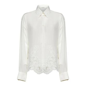Ermanno Scervino Overhemden, Dames, Wit, S, Ermanno Scervino Shirts