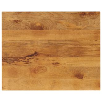 Berkfield Home Table Top 90x80x3.8 cm Rectangular Solid Wood Mango in Brown