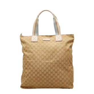 Gucci Bolso Tote Pre-owned Vintage - Pre-owned - Mujer - Beige - ONE SIZE