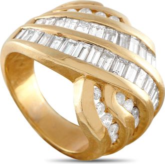 Luxury Bazaar 14K Yellow Gold 2.21ct Diamond Ring MF36-031726