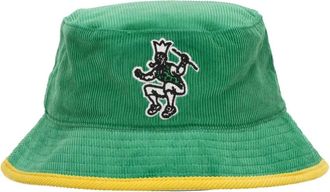 Mitchell & Ness Hats, male, Green, Size: S Boston Celtics Velvet Bucket Hat