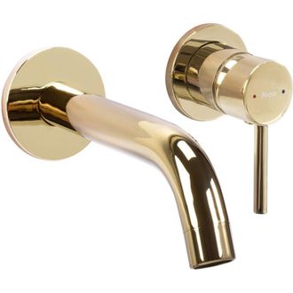 Rea Rea - Grifo De Lavabo Empotrado Oculto Owen Gold + Box