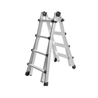Marchetti Escalera Telesc&oacute;pica De Aluminio Marchetti Black 55 Hasta 5,20 M