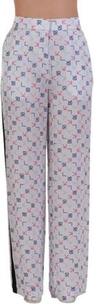 Karl Lagerfeld Tetris Printed Pants - Dames - Wijde Broeken - Veelkleurig - S - Broeken