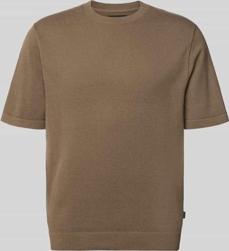 Jack & Jones T-Shirt mit Label-Detail Modell MILANO in Hazel, Gr&ouml;&szlig;e XXL