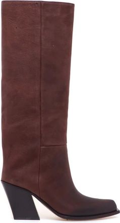 Vic Mati&eacute; Schoenen, Dames, Bruin, 38 1/2 EU, Leer, High Boots