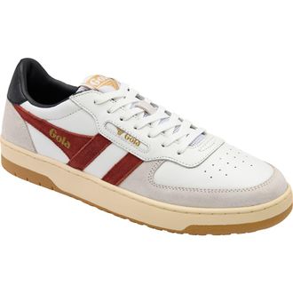 Gola Hawk Sneaker in White/Red Ochre/Black at Nordstrom, Size 11.5