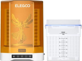 OEM M&aacute;quina De Limpieza Y Curado Para Impresoras 3d, Capacidad De 7,5 L, Volumen M&aacute;ximo De Lavado De 214 Mm X 135 Mm X 180 Mm, Alimentaci&oacute;n De 100-240 V, 