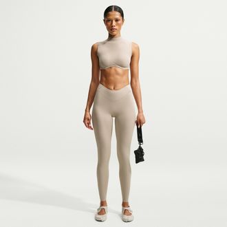 Nike Womens SKIMS Studio Stretch 29 Leggings in White | IR8683-096
