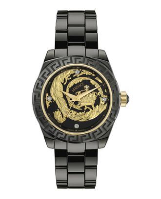 Versace Dv One 20th Anniversary Unisexs Black Watch VE6B00725 Ceramic - One Size
