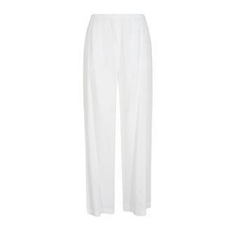 Max Mara Wide Trousers - female - Max Mara - Wide Trousers - White - XS - Trousers