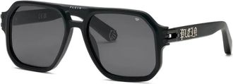 Philipp Plein Eyewear Occhiali da sole oversize - Nero