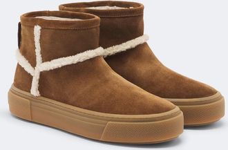 Hogan Botines H705 de ante con borrego