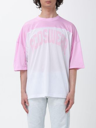 GCDS T-shirt over in poliestere con logo Gcds