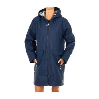 Superdry Park - Dames - Regenjassen - Blauw - M - Katoen - Jassen