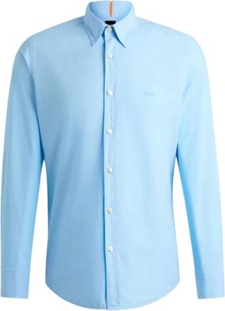 HUGO BOSS Hombre, Camisas, Azul, Talla: L